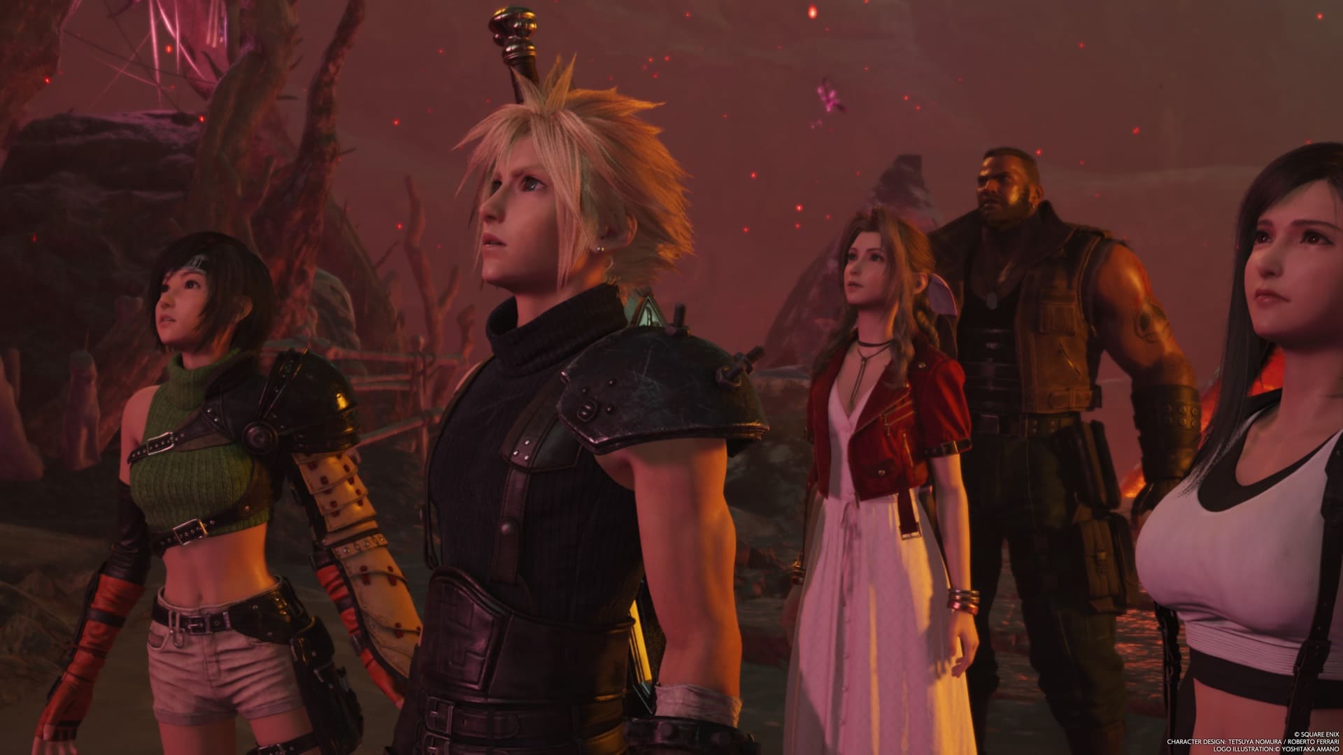 final fantasy 7 rebirth. Final Fantasy characters. Cloud, Tifa, Aerith, Bareth and others