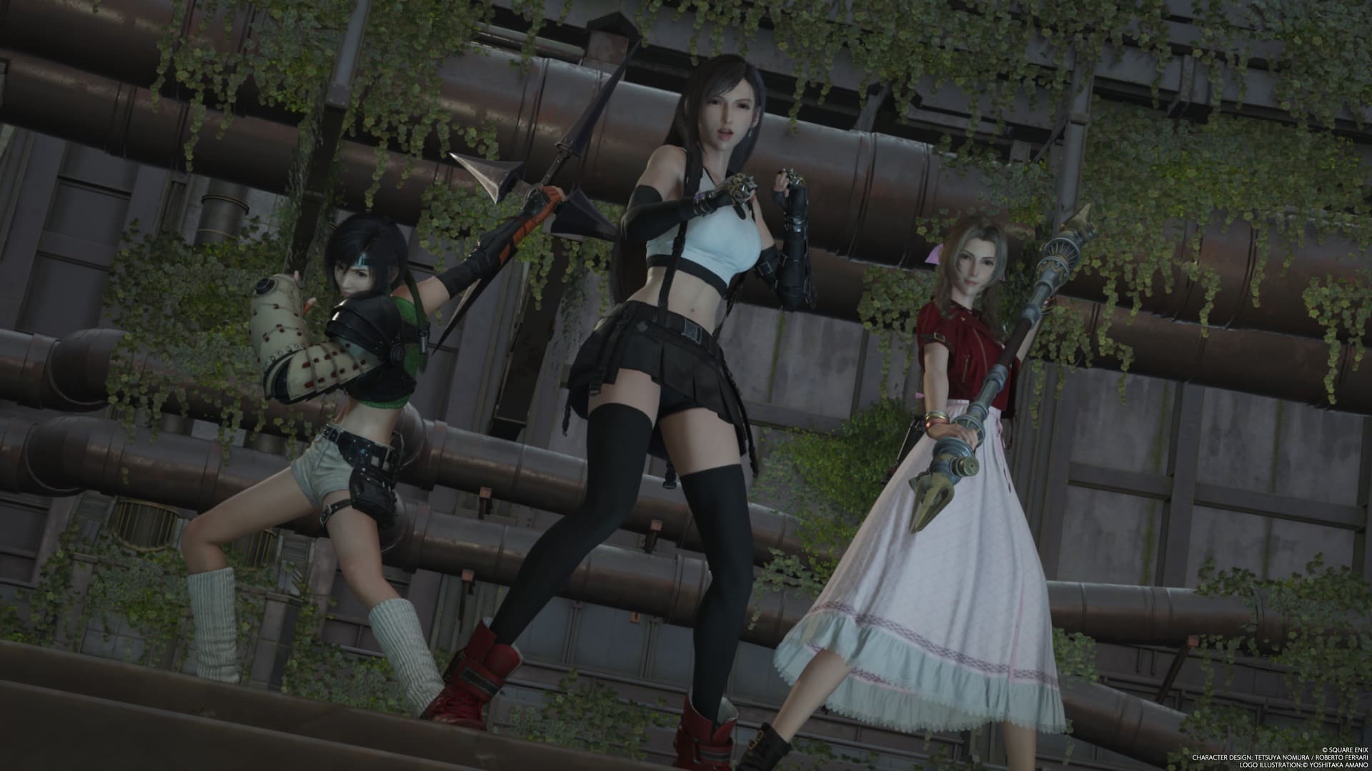 final fantasy 7 rebirth. Final Fantasy characters. Cloud, Tifa, Aerith, Bareth and others
